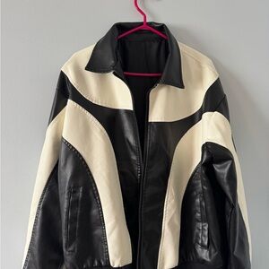 Stylish Black and White Women's Jacket